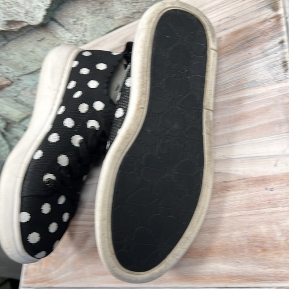 Kate Spade Black and White Polka Dot Sneakers size 7   S36 - Picture 9 of 9